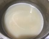 Foto langkah ke 2 dari resep Puding Lapis Ubi Ungu, tips mengukur kapasitas cetakan.