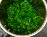 A picture of step 3 of Palak Paneer.
