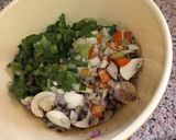 A picture of step 2 of African Salad.