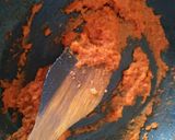 A picture of step 5 of Aachari Bhindi.