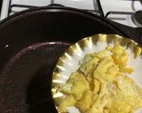 A picture of step 2 of Pineapple fried rice.