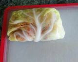 Foto del paso 8 de la receta: Rollitos de repollo rellenos de soja texturizada