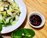 A picture of step 3 of Stir-Fried Napa Cabbage with King Oyster Mushrooms (Vegan).