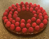 A picture of step 4 of Raspberry Chocolate Tart.