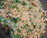 A picture of step 5 of Leftover Rice muthiya.