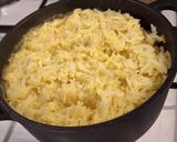Tarjával - tojásos rizzsel kevert kelkáposzta recept fázis 3 fotója