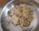 Raw banana peanut kofta in green gravy recipe step 1 photo