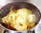 A picture of step 1 of Fettuccine pasta.