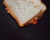 A picture of step 2 of Kabri Patti Sandwich.