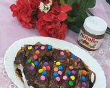 A picture of step 6 of Nutella French toast rolls.