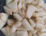 A picture of step 3 of Kharbooza chaat.