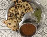 A picture of step 1 of Keema nan with mutton grevy.