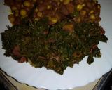 A picture of step 7 of Kales#4 weeks challenge#charityrecipe.