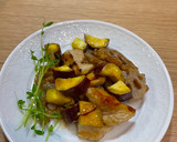 雞肉 蓮藕 地瓜🍠 酸甜炒                    鶏肉　れんこん　さつまいもの甘酸っぱい炒め的食譜步驟3照片