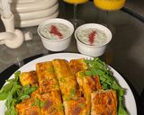 A picture of step 6 of Chicken Shawarma with Tortilla Wraps.