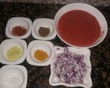 A picture of step 1 of Kabab karahi.