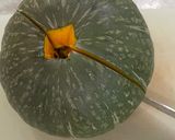 A picture of step 3 of Roasted Kabocha Squash (Air Fryer or Oven).