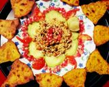 A picture of step 1 of Sprout Chatpati.