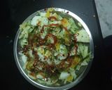 A picture of step 6 of Cabbage egg chat.