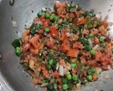 A picture of step 6 of Vegetable sooji upma (rava upma).