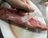 Foto del paso 1 de la receta Solomillo de cerdo al brandy con tomates secos