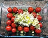 Tiktok tészta, avagy feta sajtos, paradicsomos spagetti recept fázis 1 fotója