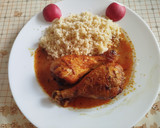 Foto del paso 10 de la receta: Muslitos de pollo especiados con cuscús en Airfryer o al horno