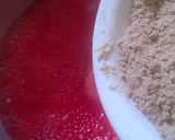 A picture of step 3 of Red Velvet Spanish Churros.