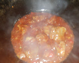 Foto del paso 3 de la receta: Espaguetis con cerdo cocinados en caldero