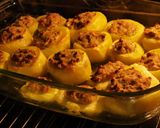 Une image de l'étape 5 de Petites pommes de terre farcis au thon.