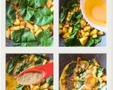 A picture of step 4 of Spinach with Sweet Potatoes Recipe: Quick Meal Idea.