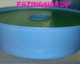 Foto langkah ke 6 dari resep Puding Mangga Lapis Pandan lumut.