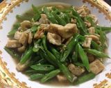 Foto langkah ke 10 dari resep Buncis Tahu Udang Manis Tumis Saus Tiram.