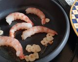 Foto del paso 8 de la receta Nidos de Pasta con Gambas y Piñones
