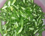 Foto langkah ke 1 dari resep Ebi tumis kacang panjang.