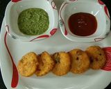 A picture of step 3 of Farali Vada(Arrowroot Vada).