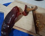 Foto del paso 4 de la receta: Sopa de codito en crema de chile guajillo