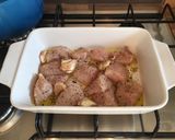 A picture of step 2 of Chicken chorizo bake.