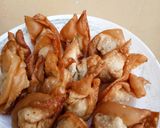 Foto langkah ke 4 dari resep Pangsit Goreng #Ayam.