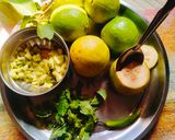 A picture of step 1 of Spicy Guava chilli Mint Shorts (Amrood shorts).