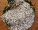Foto del paso 3 de la receta: Tortitas de amaranto con espinaca y requesón en freidora de aire