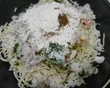 A picture of step 2 of Noodles balls.