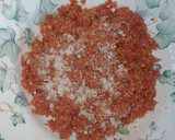 A picture of step 3 of Gajer ka halwa.