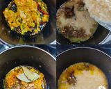 A picture of step 4 of Rajasthani Panchmel dal.