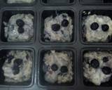 Eggless Blueberry Muffins (Tanpa Mixer) langkah memasak 7 foto