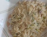 Foto del paso 4 de la receta: Orzo vegano con verdeo