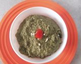 A picture of step 6 of Basil Pesto and Bruschetta.