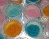 Foto langkah ke 6 dari resep Puding kaca mawar.