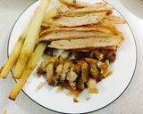 Hình bước làm 2 của món Bánh mì chạo tôm, thịt quay vét tủ