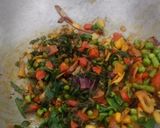 A picture of step 3 of Mix veg pulao.